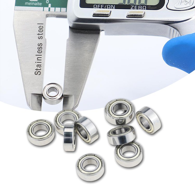 High Precision 3x8x4mm Stainless Steel S693ZZ Ball Bearing 2Z Seals Single Row Bicycle Fishing Reel P4 P2 Deep Groove Structure