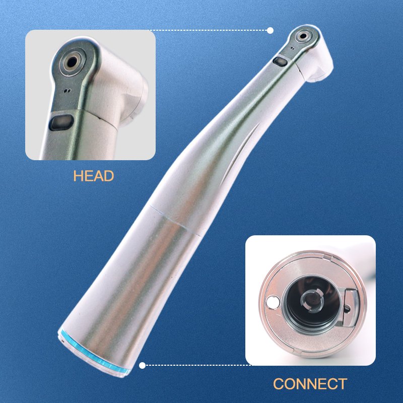 Foshan Best Seller Ti-Max X25L Low Speed LED Fiber Optic Contrangle Dental Handpiece Blue Ring 1: 1 Electric Direct Drive