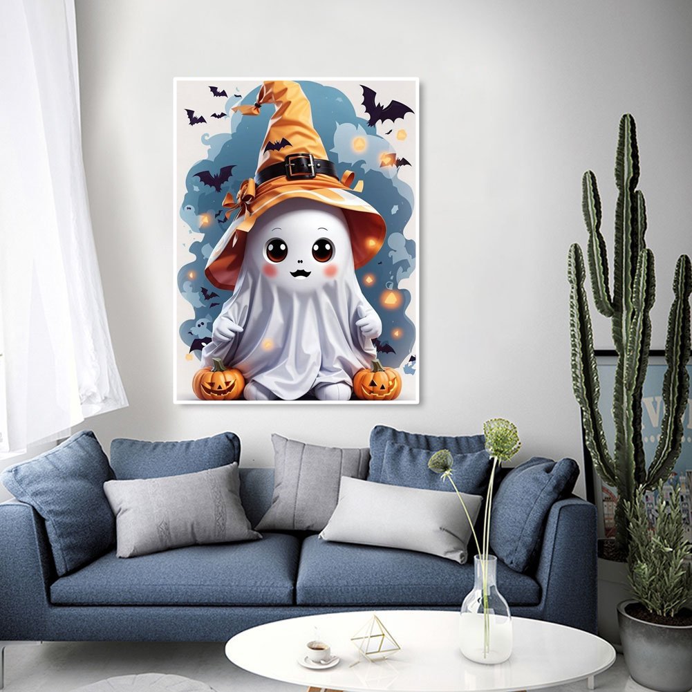 Halloween Diamond Art Painting Pumpkin5D Diamond Painting DIY Full Drill Wall Art Home Decor Custom Own Picture Paint Wholesale