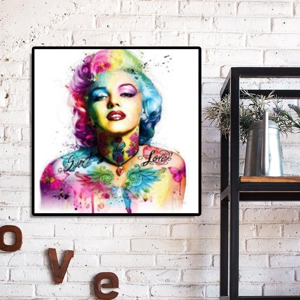decor art resin full drills custom modern portrait painting canvas wall art diy 5D Diamond Painting