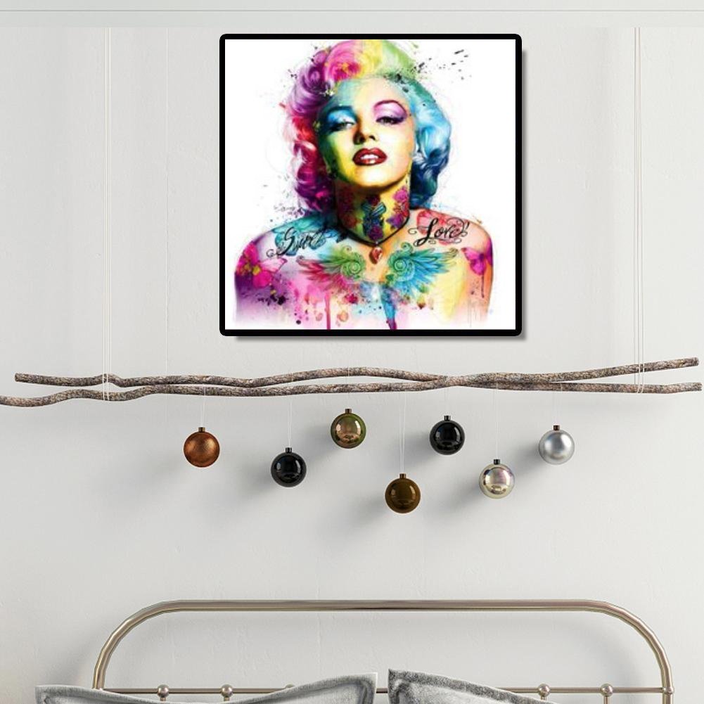 decor art resin full drills custom modern portrait painting canvas wall art diy 5D Diamond Painting