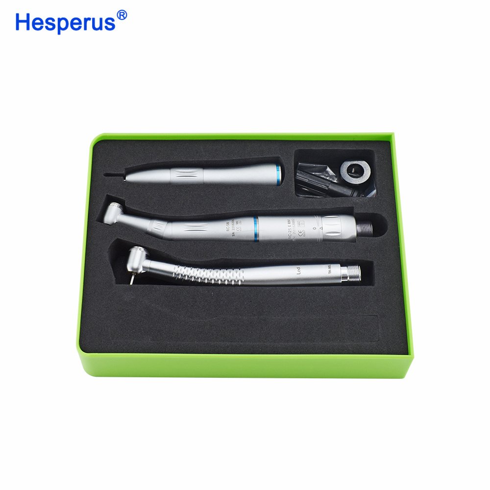 Dental Low Speed Turbine Internal Water Spray Dental Handpiece 2/4 Holes Air Motor/Contra Angle/Straight Handpiece