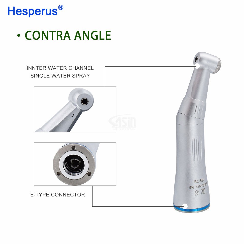 Dental Low Speed Turbine Internal Water Spray Dental Handpiece 2/4 Holes Air Motor/Contra Angle/Straight Handpiece