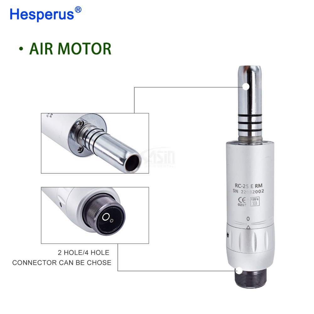 Dental Low Speed Turbine Internal Water Spray Dental Handpiece 2/4 Holes Air Motor/Contra Angle/Straight Handpiece