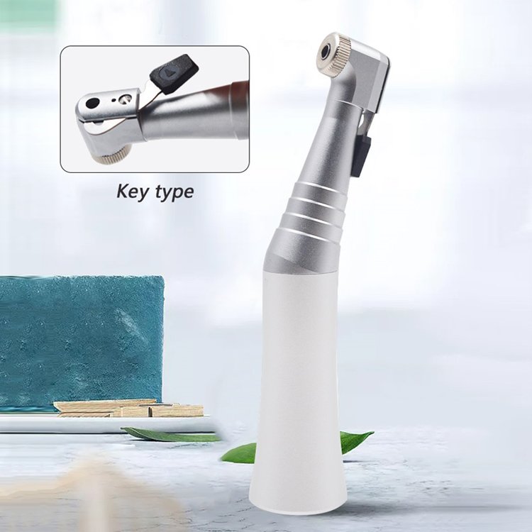 Dental clinics dentist use key type contra angle low-speed dental handpiece for CA burs