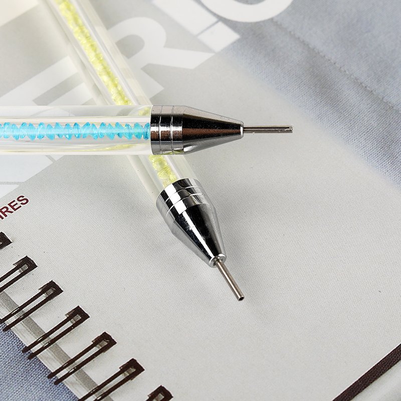 12 Colors Crystal Point Drill Pen for 5d Diamond Painting Embroidery Pen Wax and Needle Heads Diy Nail Art Practical Tool Pen