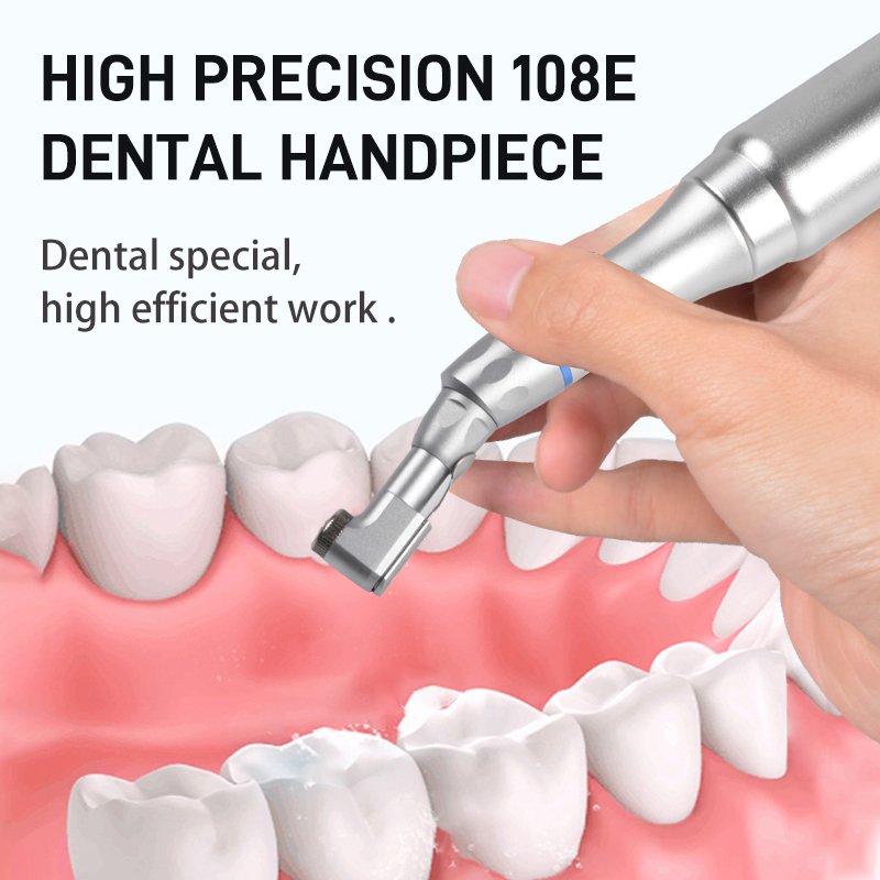2025 35000rpm dental lab Dental Equipments 108e lowspeed curved straight cone dental handpiece