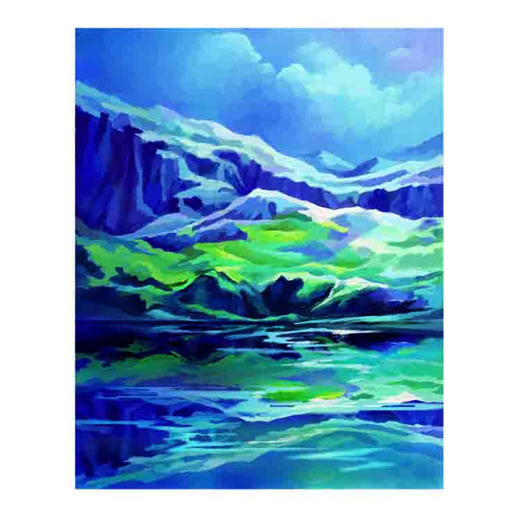 Chinese factory high quality DIY 5D diamond painting by numbers for adults paint by numbers