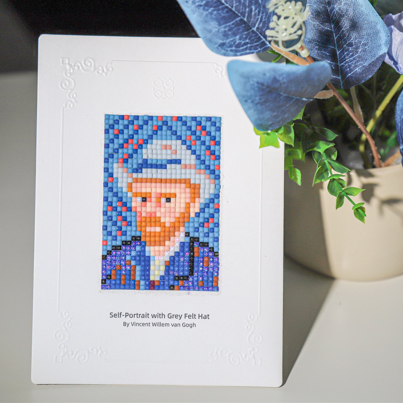 R-Mini01 12pcs World Famous Paintings Canvas Picture Wall Art Printing Custom Mini Diamond Painting Kit