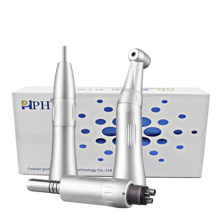 factory price dental surgical low speed handpiece kit electric motor straight contra angle connect 4 holes push button product