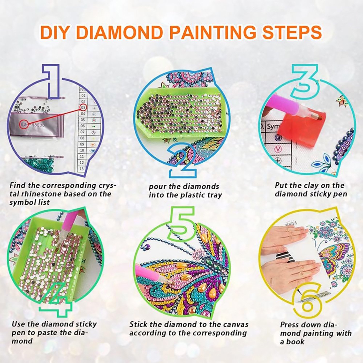Kids Diamond Art Cute Animal Children Painting Set Twelve Chinese Zodiac Signs Children Painting Apron