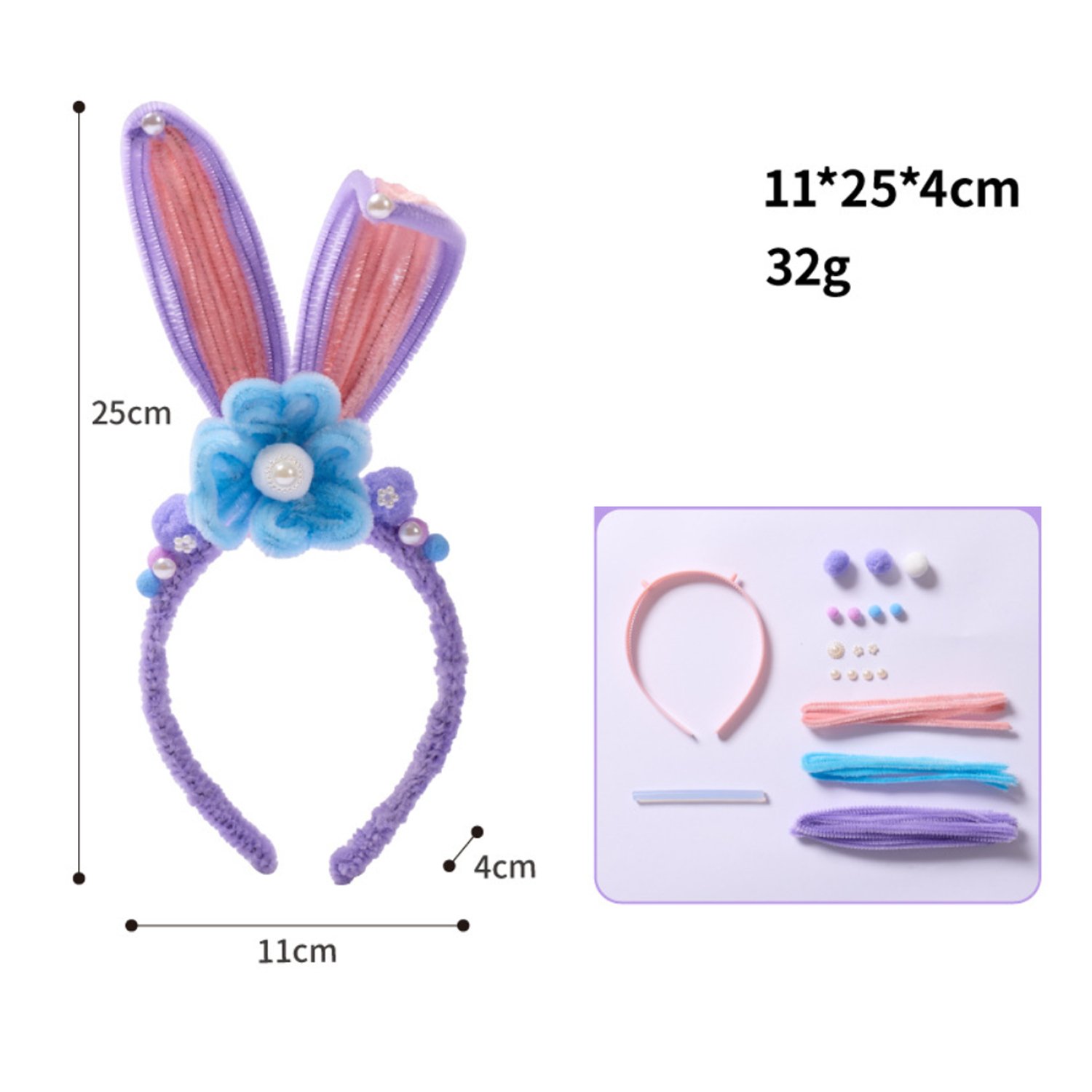 Kindergarten twist bar diy can be customized to produce children's headband diy kit