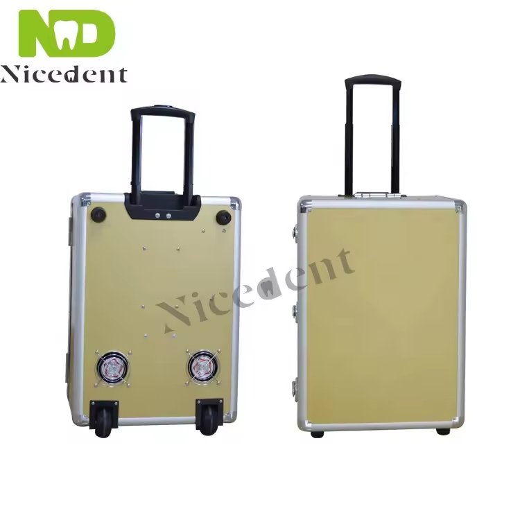 Portable Mobile Dental Clinic Equipment Turbine Unit dental chair With Compressor