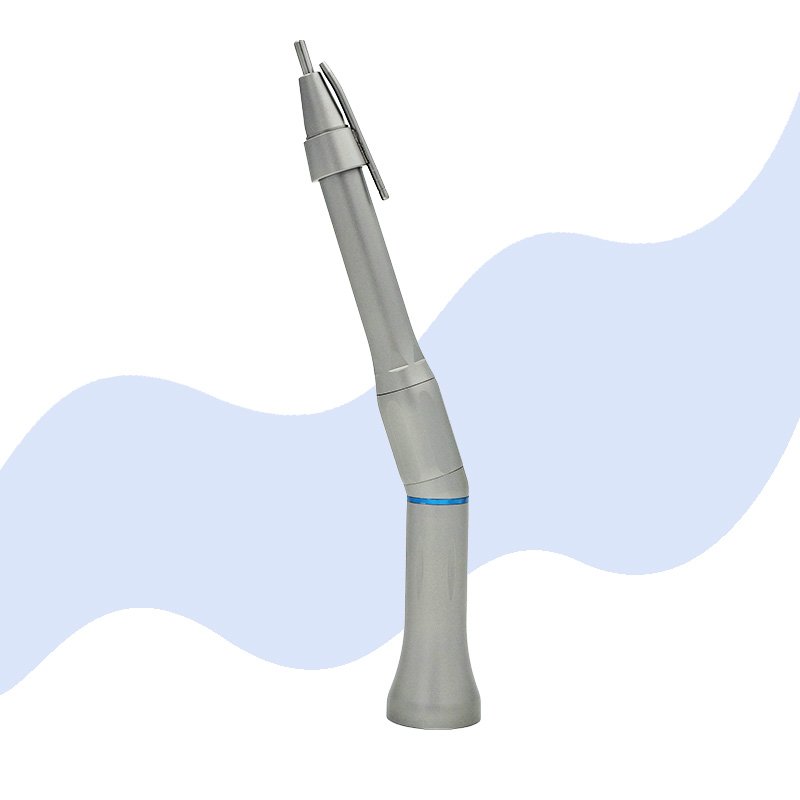 Dental 1:1 Contra Angle 20 Degree External Water Spray Implant Handpiece Low Speed Ceramic Bearing 40000RPM