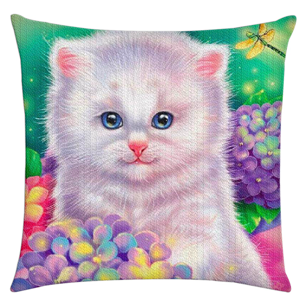 animal Styles Pillowcase cute cat Throw Cushion Pillow Cover Printing Cushion diamond painting Pillow Case