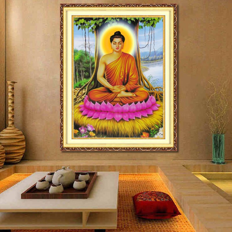 Diamond painting new Sakyamuni Buddha statue religious decorative painting diy cross stitch figure Buddha Guanyin
