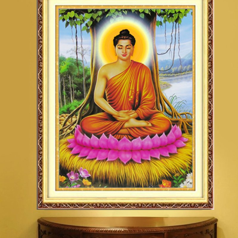 Diamond painting new Sakyamuni Buddha statue religious decorative painting diy cross stitch figure Buddha Guanyin