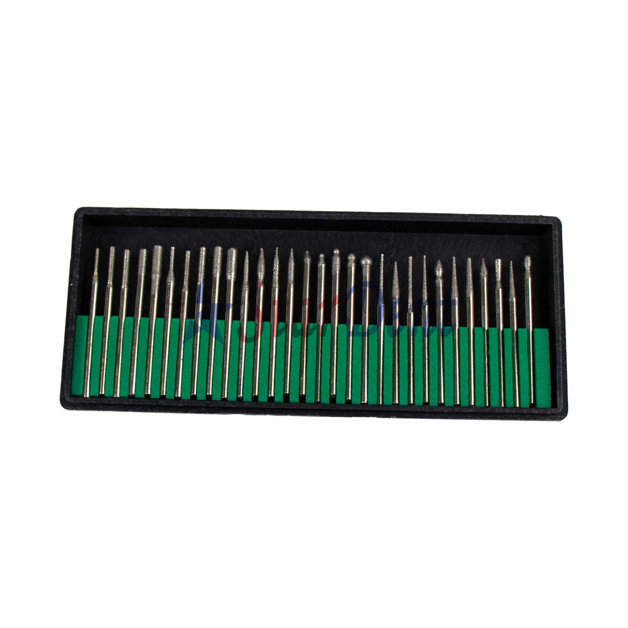 Dental HP Diamond Bit Set D For Straight Handpieces Use Lab Machine Polishing Diamond Burs