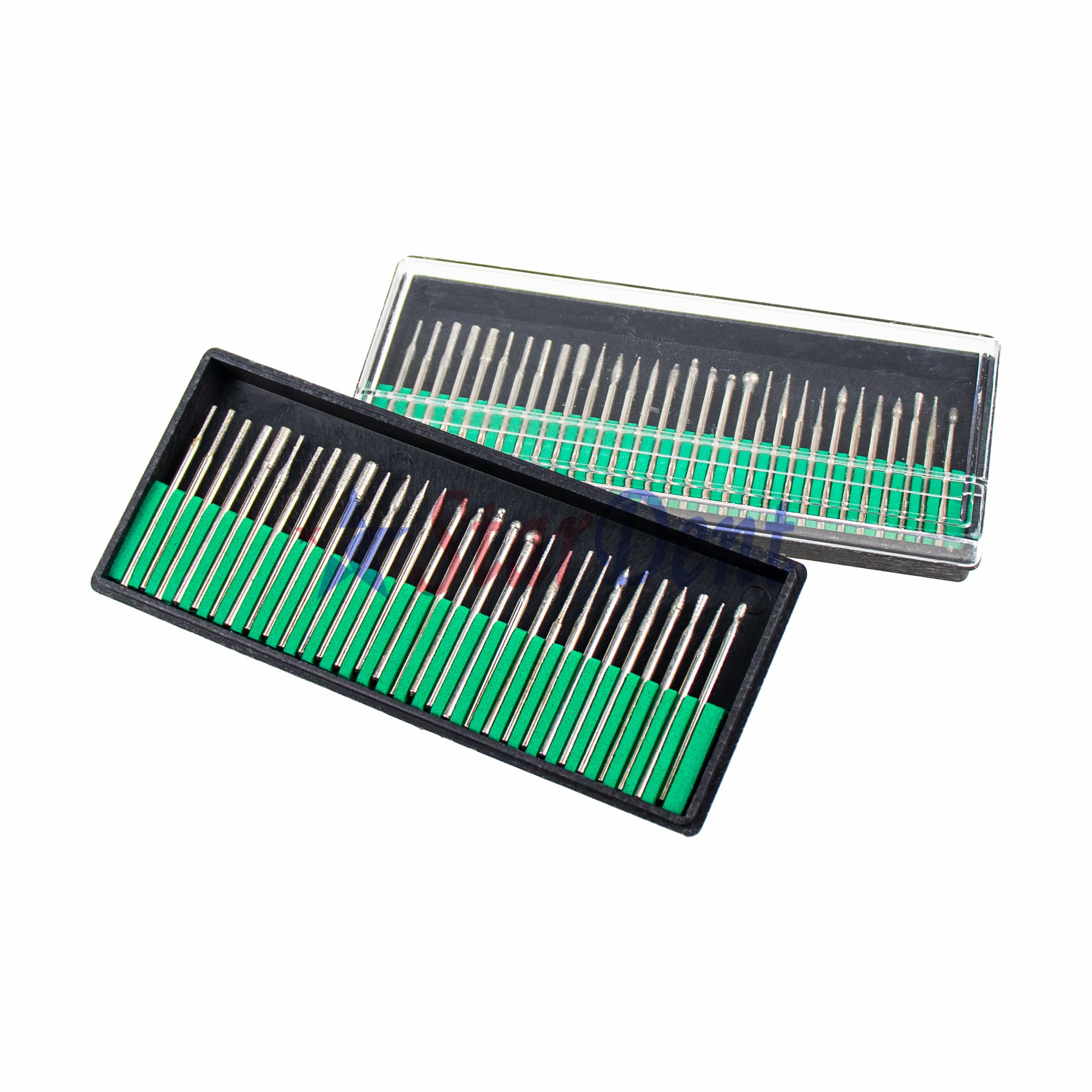Dental HP Diamond Bit Set D For Straight Handpieces Use Lab Machine Polishing Diamond Burs