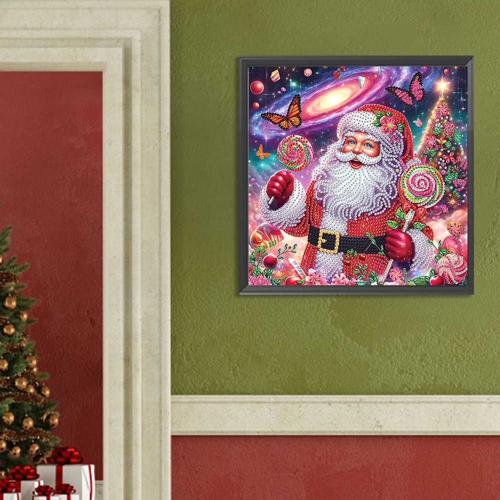 Wholesale 30x30cm Special Shaped 5D Acrylic Diamond Painting DIY Santa Claus Christmas Decor Diamond Painting