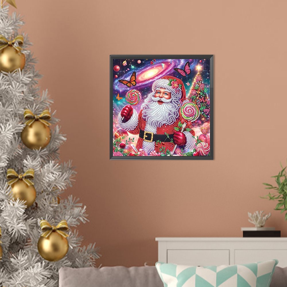 Wholesale 30x30cm Special Shaped 5D Acrylic Diamond Painting DIY Santa Claus Christmas Decor Diamond Painting