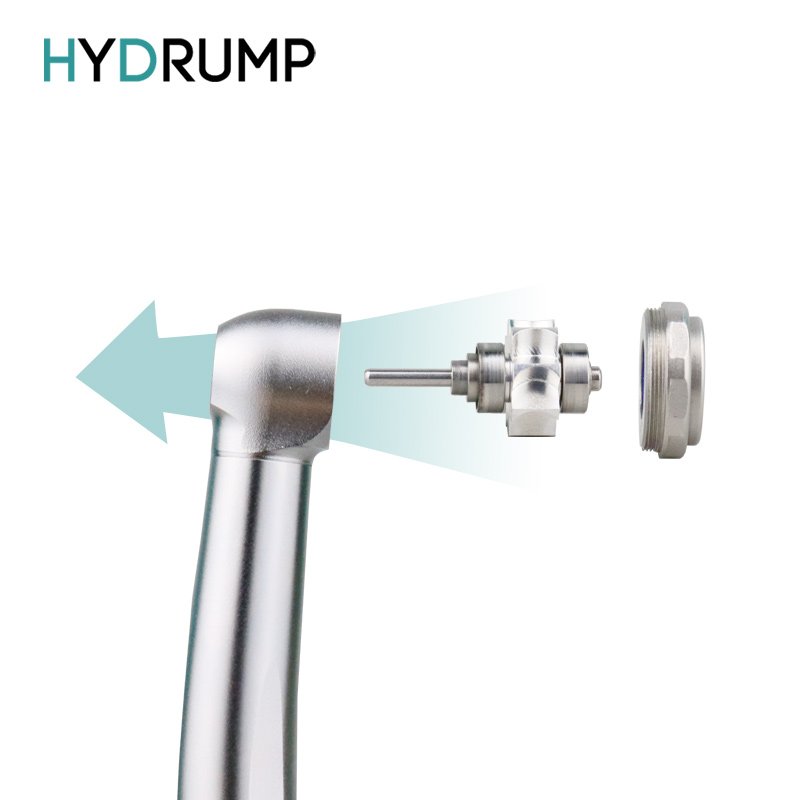Dental high quality 2/4hole super torque head push button air turbine high speed handpiece
