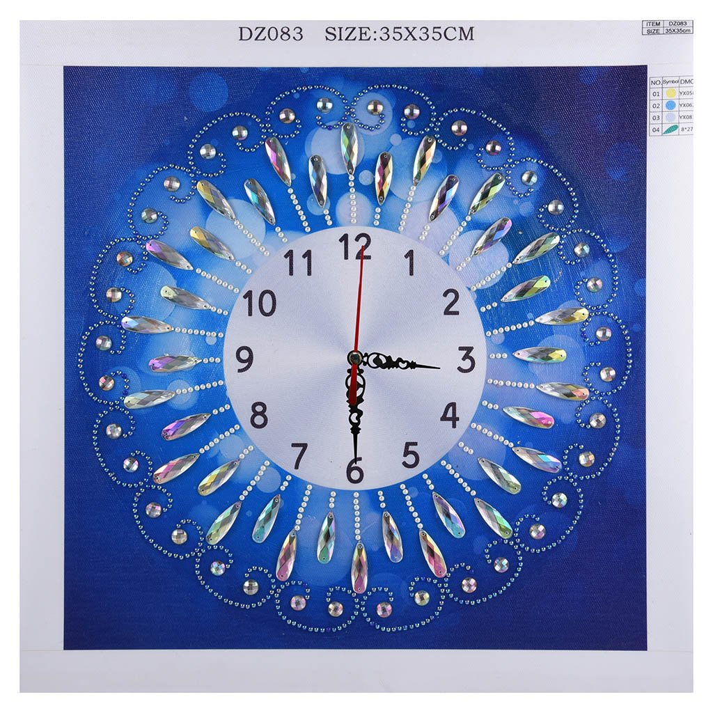 Wholesale 5d Diamond Painting Clocks Diy Special-shaped Crystal Diamond Embroidery Crafts Family Decoration Wall Clock