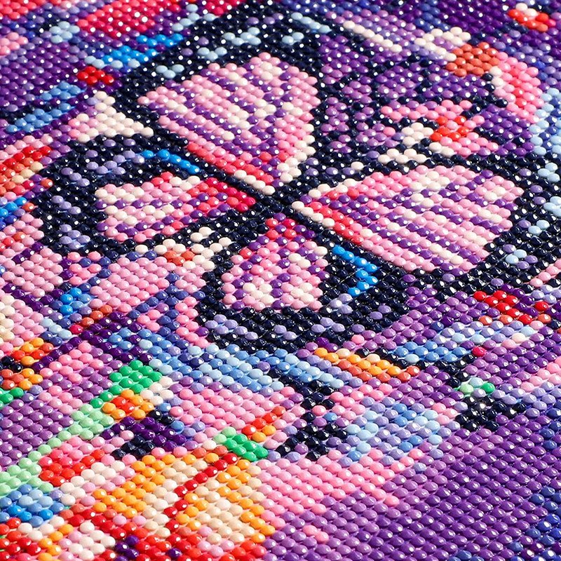 30*40cm Handpainted Diamond Painting New Shaped Phoenix Feather Butterfly Kids Living Room Soft Hanging Portrait Acrylic Crystal