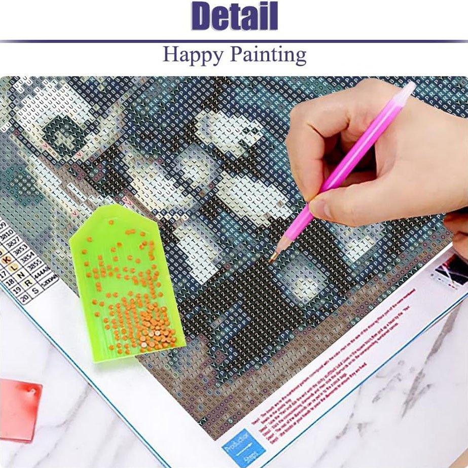 Dark Doll Diamond Painting Stitching Doll Diamond Painting Black Girl Diamond Painting 30*40cm