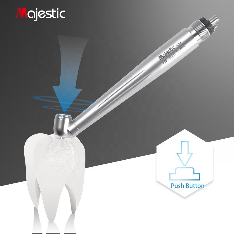 Single Water Spray 45 Degree Angle Head Air Turbine High Speed Dental Handpiece For Wisdom Tooth Slicing