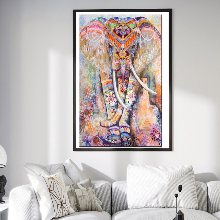 DIY 5D Full Resin Diamond Painting by Number Kit Embroidery Cross Stitch Diamond Painting Animal