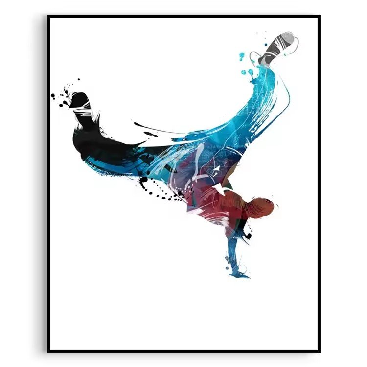 Abstract handmade oil painting, diamond painting, suitable for mural decoration
