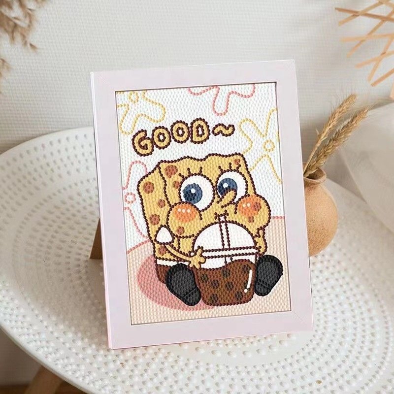 2023 new style 5d diy cartoon handmade diamond paintings for Art and Crafts Set kristal christmas kits for kids