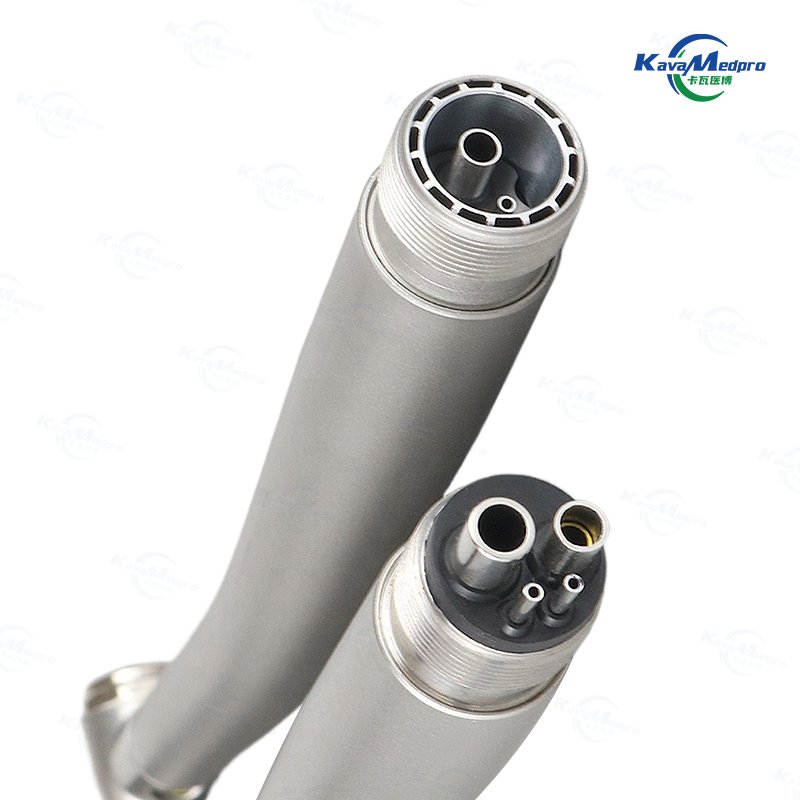 Dental Air Turbine 2/4 Holes Three Water Spray Ceramic Bearing Stainless Steel LED Handpiece Dental Tools
