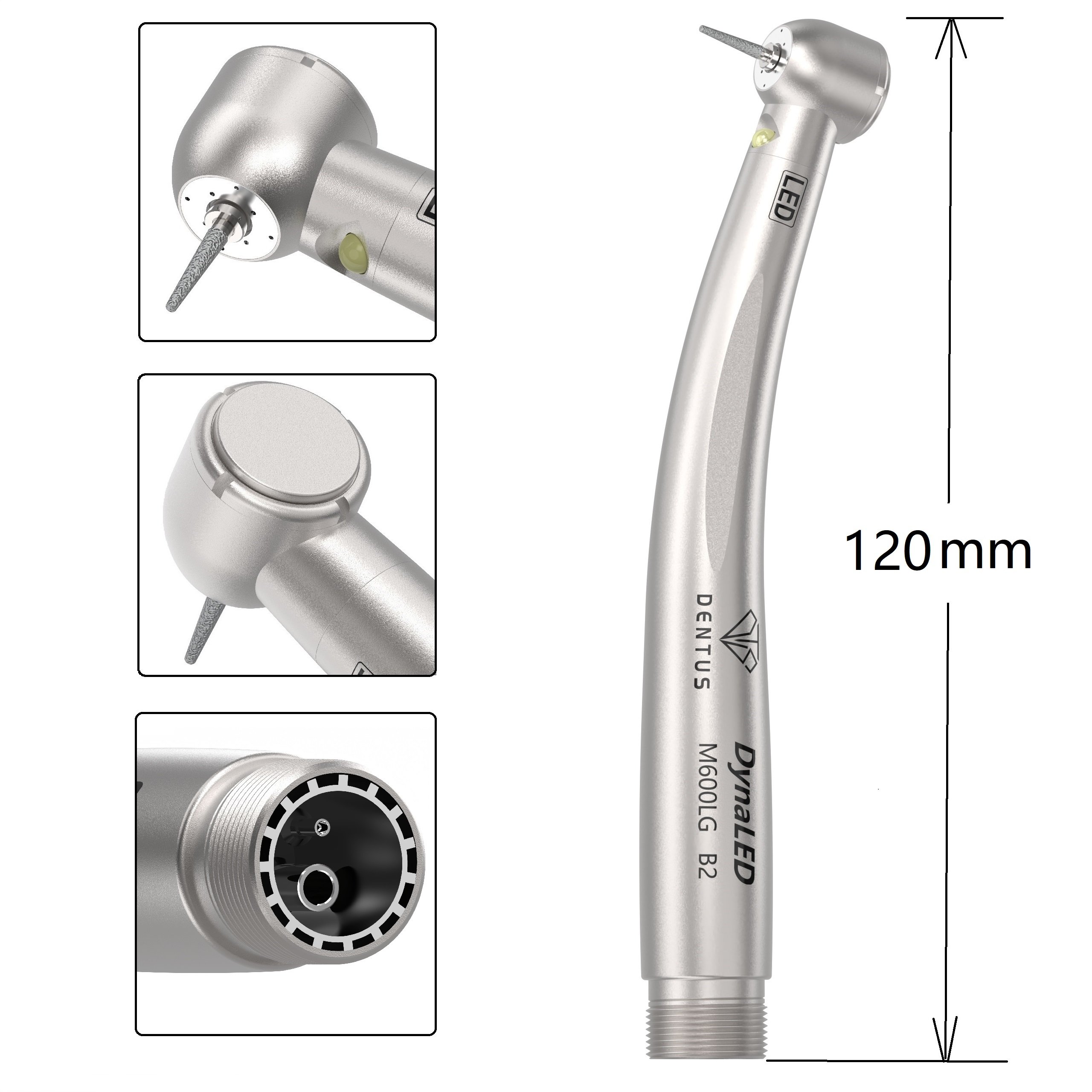 High Speed Dental Handpiece Dy-600 N-S-K Ceramic Bearing Stainless Steel Durable Dental Handpiece dental contra angle handpiece
