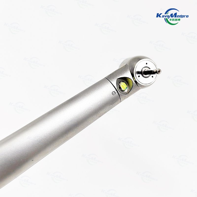 Dental LED High Speed Handpiece Standard Head Push Button Water Spray E-generator Air Turbine 2/4 Holes Dentistry Tool