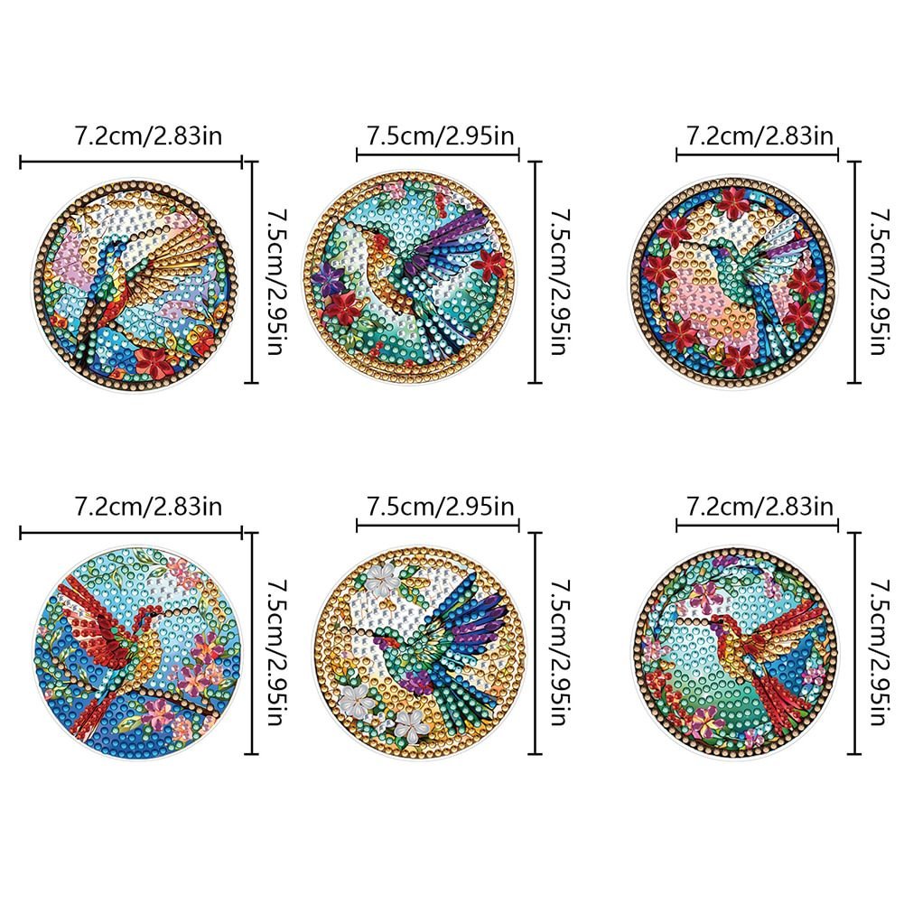 Diamond Painting Hooks Kit,DIY Acrylic Wall-mounted Key Hooks,Handcraft Rhinestone Art Decorative Home Wall Decor
