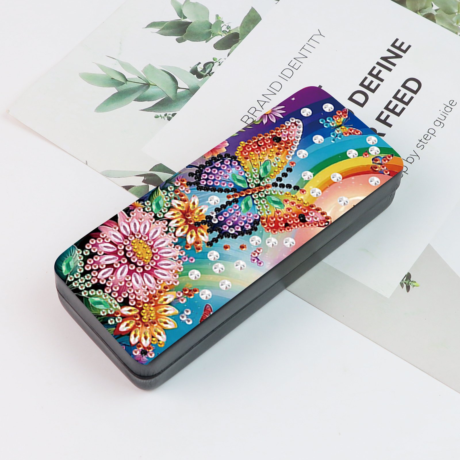 Diamond Painting eye wear Organizer with butterfly Design