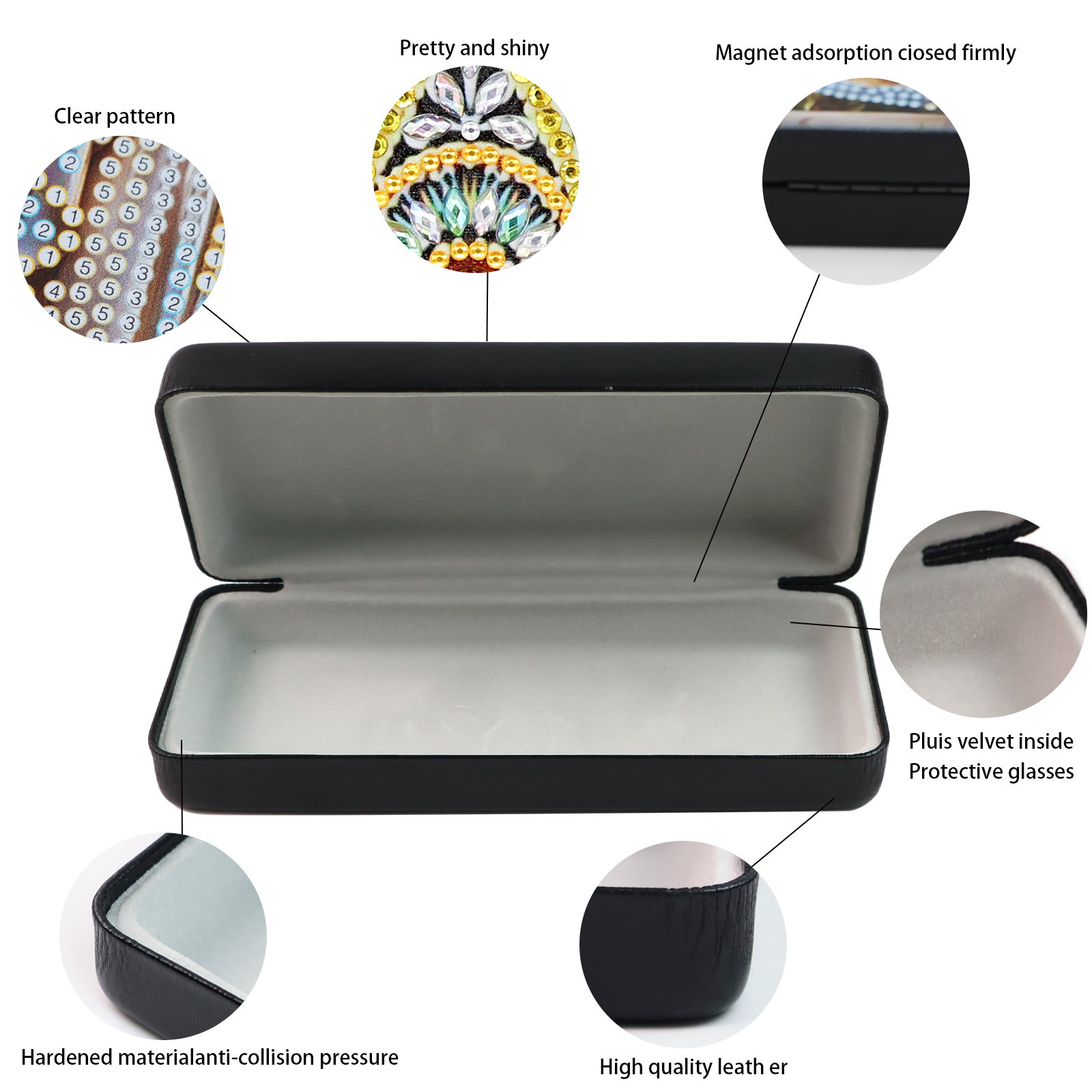 Diamond Painting eye wear Organizer with butterfly Design