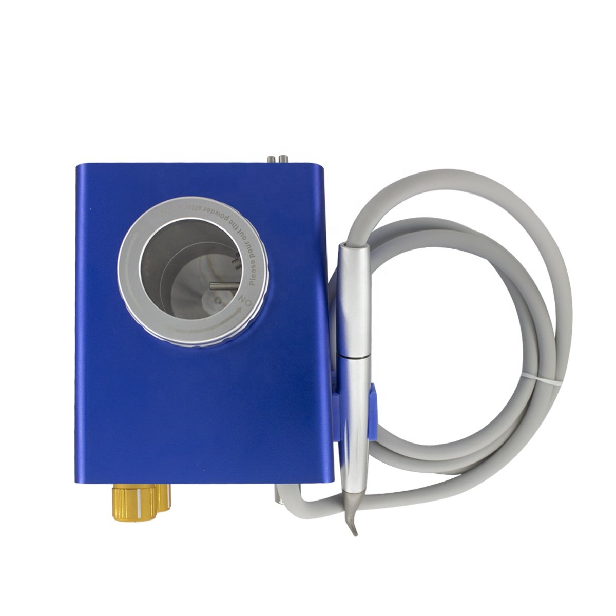 Dental air flow polisher handpiece air prophy unit desk top air prophy jet scaler teeth whitening cleaning machine