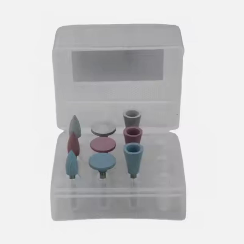Dental Burs RA 4111 Silicon Flexible Polishers for Ceramics Natural Teeth Rotary Polishing Bur Kit for Low Speed Handpiece