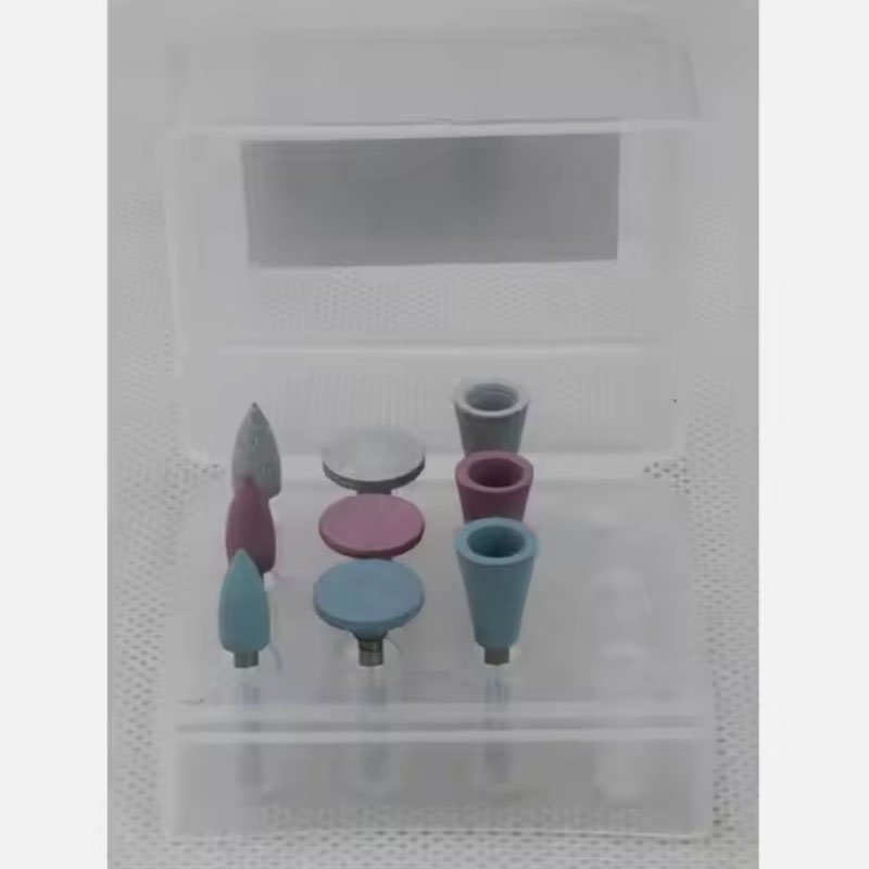 Dental Burs RA 4111 Silicon Flexible Polishers for Ceramics Natural Teeth Rotary Polishing Bur Kit for Low Speed Handpiece