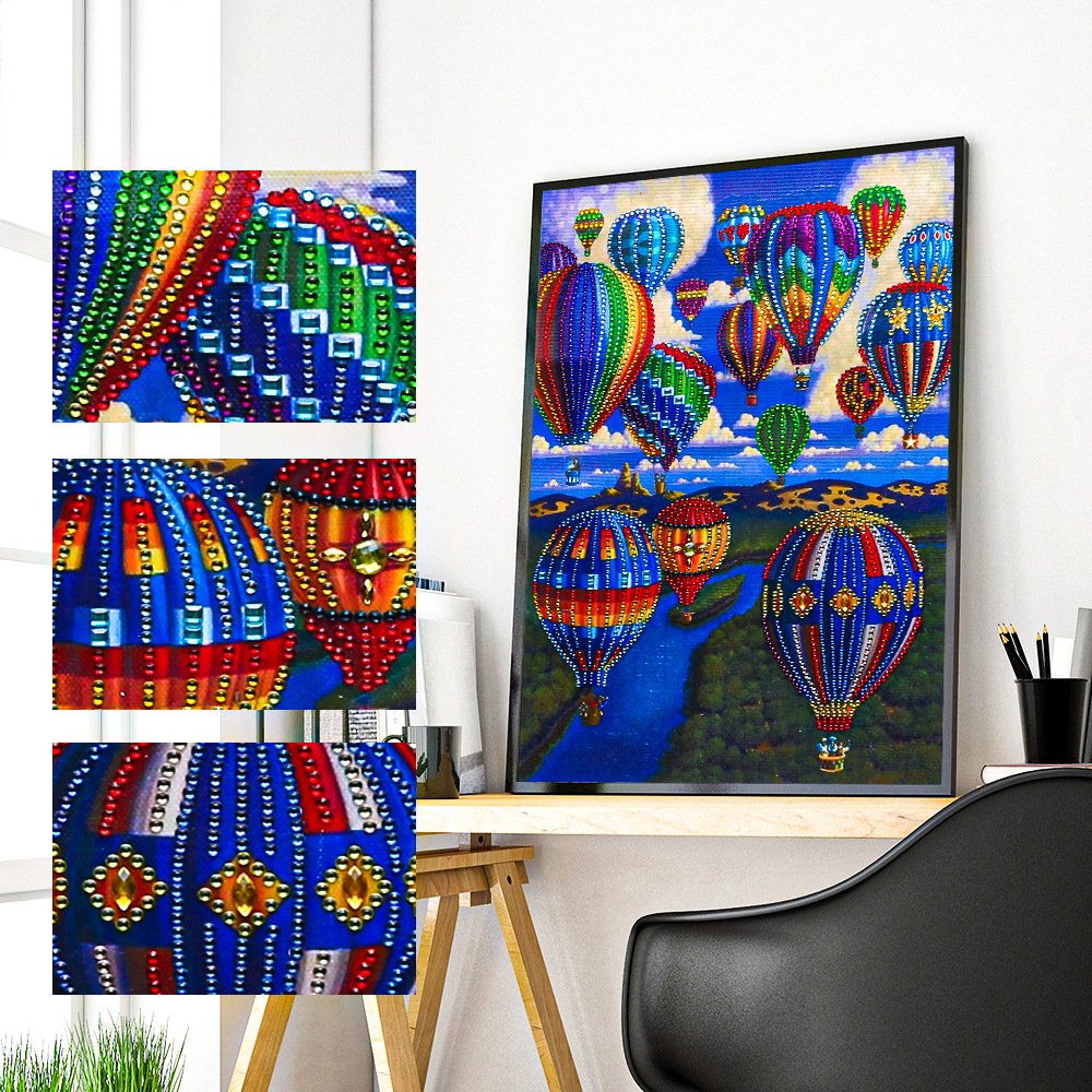 Diamond paintings with special diamonds 3d Embroidery Rhinestone Love Heart Diamond DIY Crystal Painting