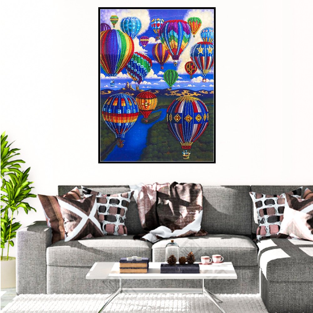 Diamond paintings with special diamonds 3d Embroidery Rhinestone Love Heart Diamond DIY Crystal Painting