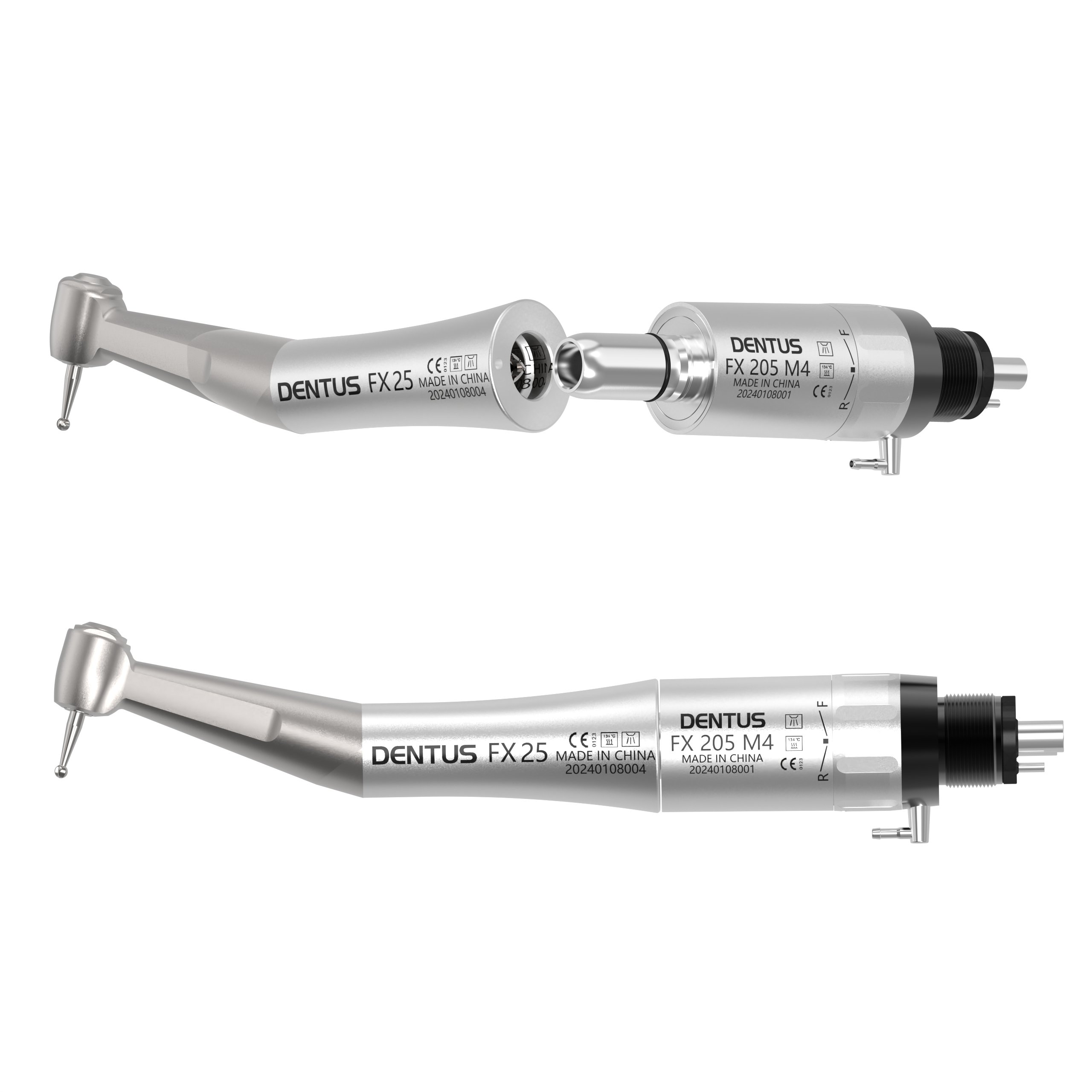 Dental Low Speed Angled Handpieces Customized Wholesale FX25 Stainless Steel Dental Handpieces