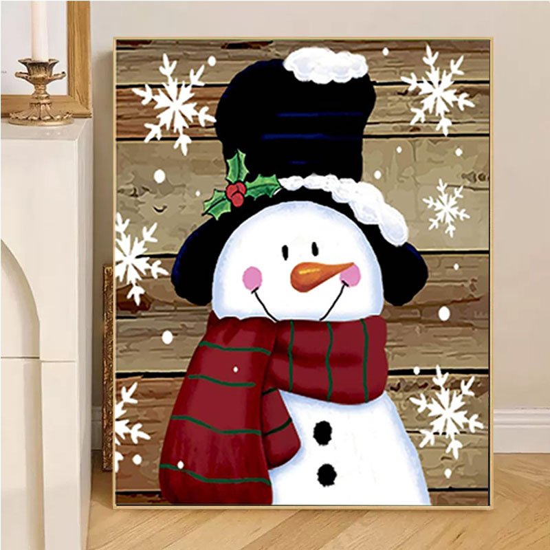 Christmas diamond dot painting Snowman Embroidery Cross Stitch 5d diy diamond painting accessories Home Wall Decor