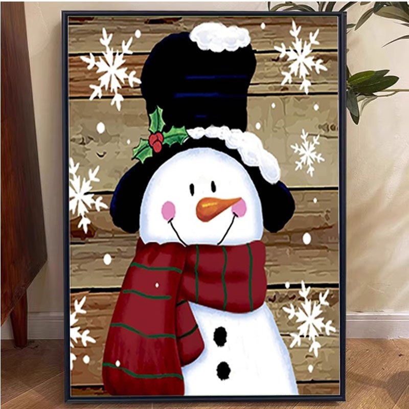 Christmas diamond dot painting Snowman Embroidery Cross Stitch 5d diy diamond painting accessories Home Wall Decor