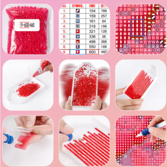 Landscape full diy diamond wall art flower 5d diamond painting by numbers home decoration for kids