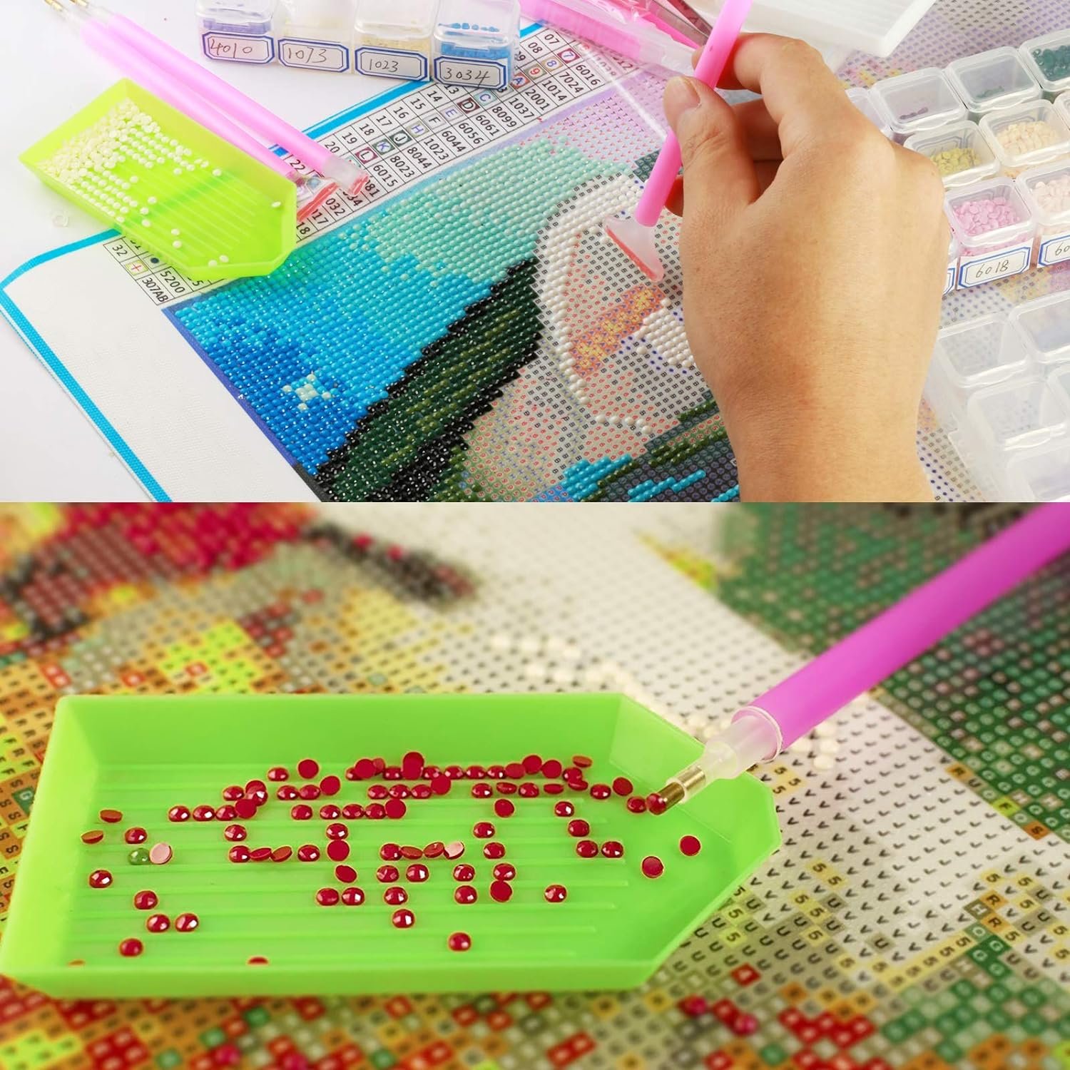 Cross border diamond painting All Diamond Handmade DIY Auxiliary tool box