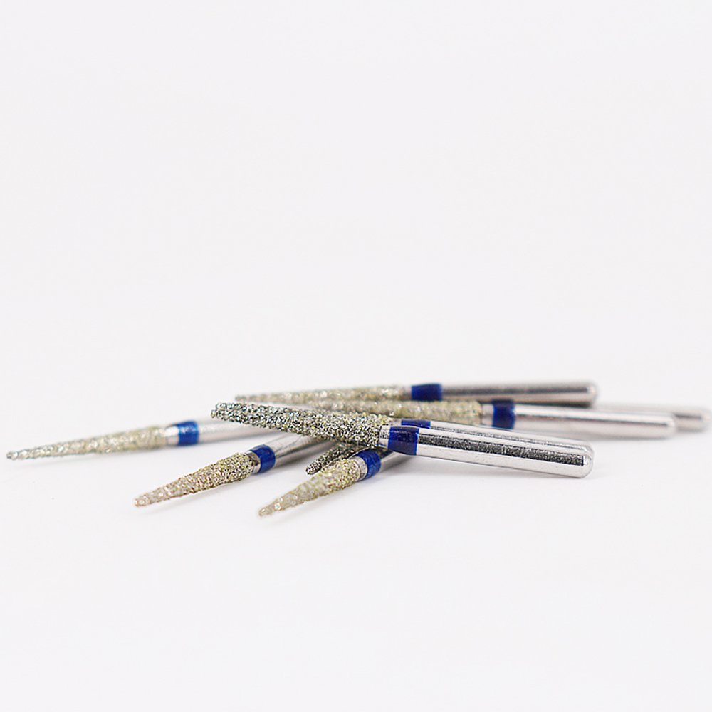 10pcs/box dental 1.6mm stainless steel bur for high speed handpiece dental tools 450000r/min diamond bur drill